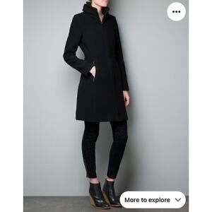 Zara Black Trench Coat